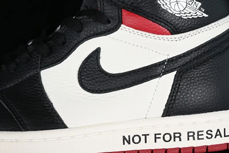 All categories Air Jordan Jordan series basketball shoes Air Jordan 1 High Air Jordan 1 Retro High OG NRG "Not For Resale" AJ1 No resale Black and white red toe 861428-106